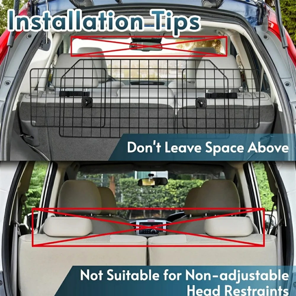 rabbitgoo Dog Car Barrier for SUVs, Large Pet
